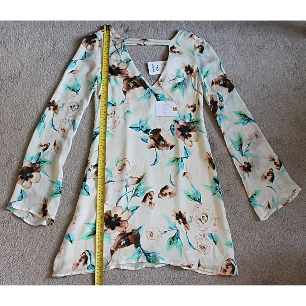 New w/Tags - Original Stone Cold Fox Romee 100% Silk Dress - made in LA, sz 1 - Picture 7 of 11